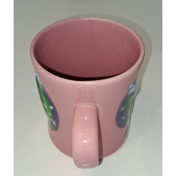 Disney Tinkerbell Mug Pink 4 Inches Wide 4.5 Inches Tall - Picture 11 of 11